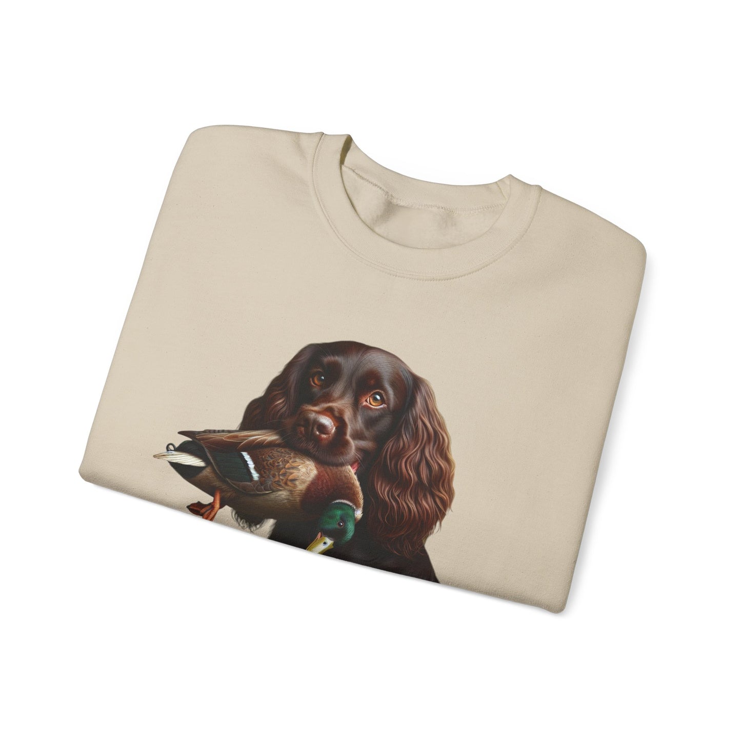 Crewneck Sweatshirt - Boykin Duck Retrieving