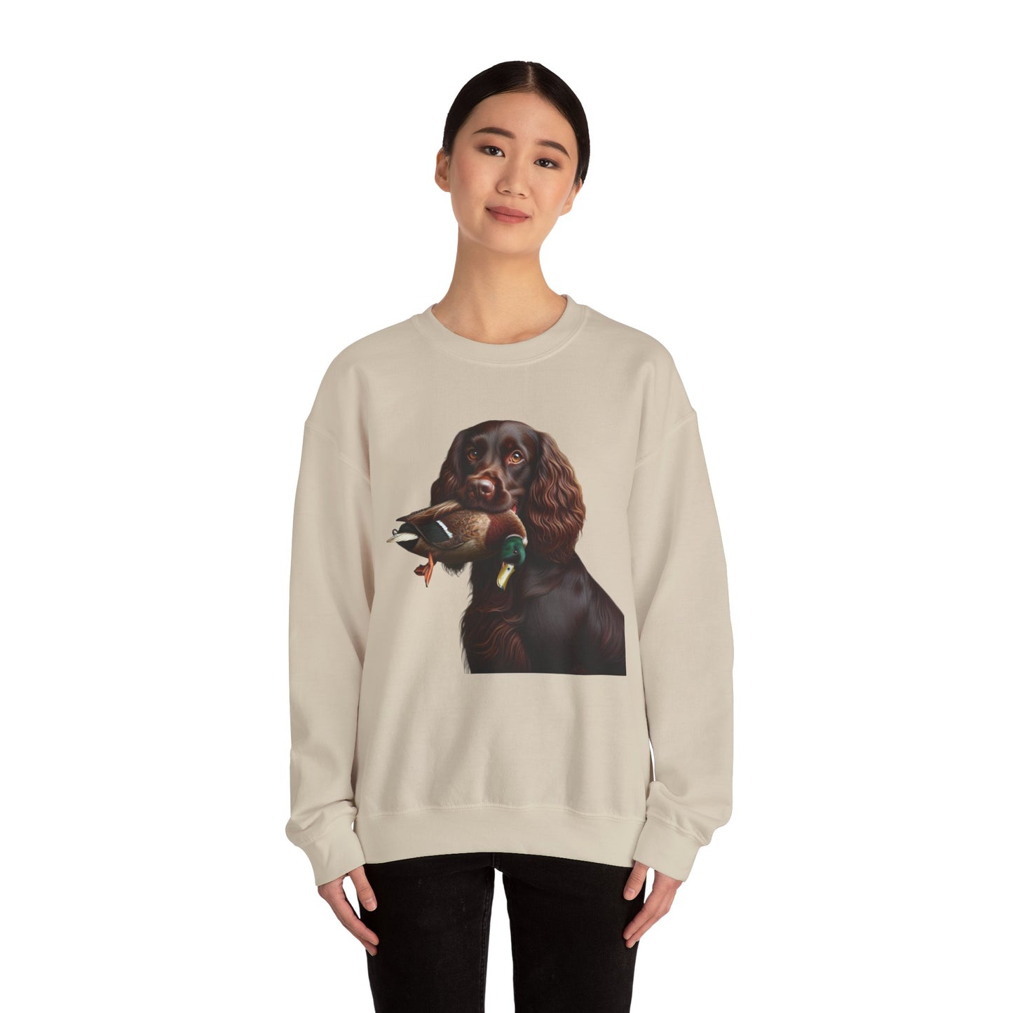 Crewneck Sweatshirt - Boykin Duck Retrieving