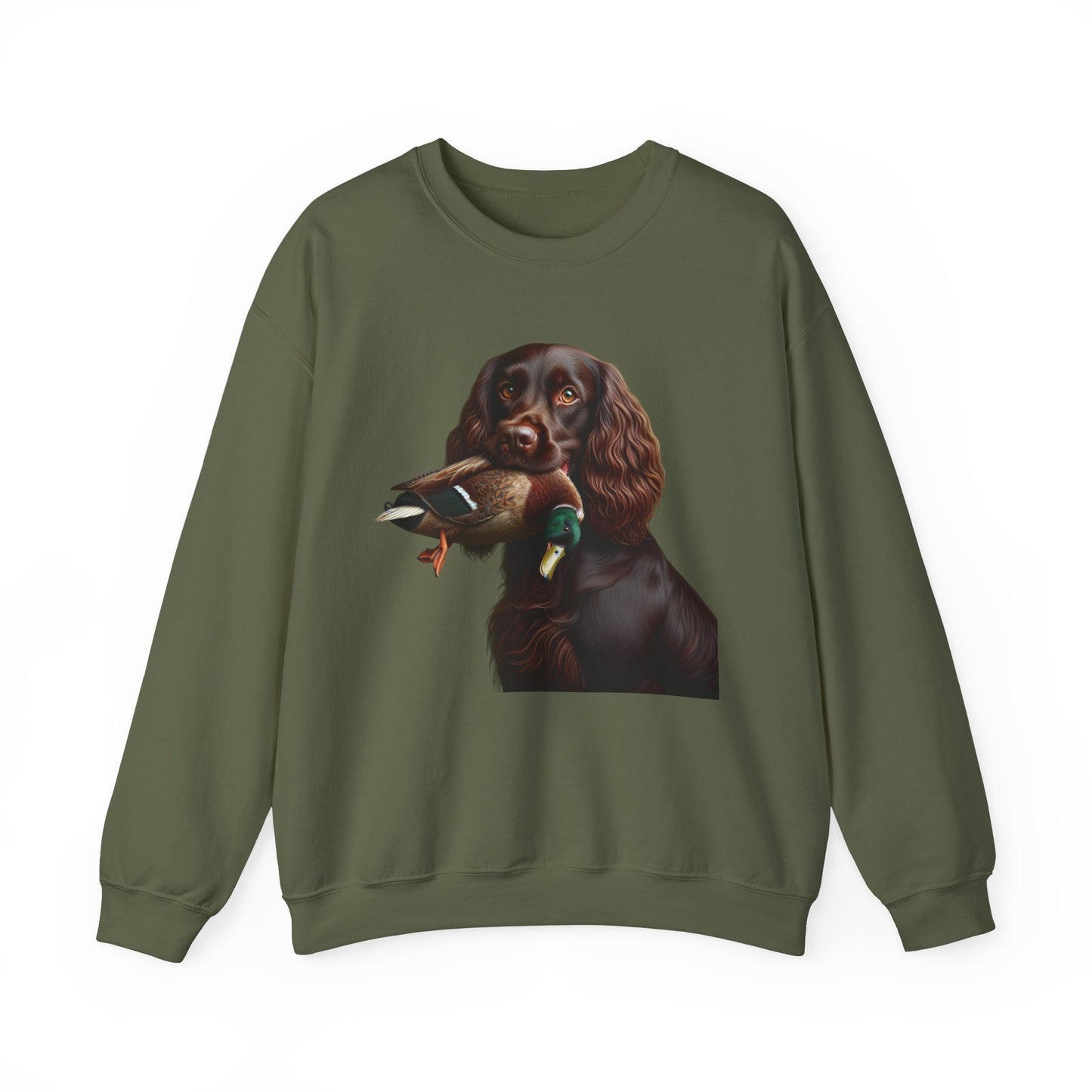 Crewneck Sweatshirt - Boykin Duck Retrieving