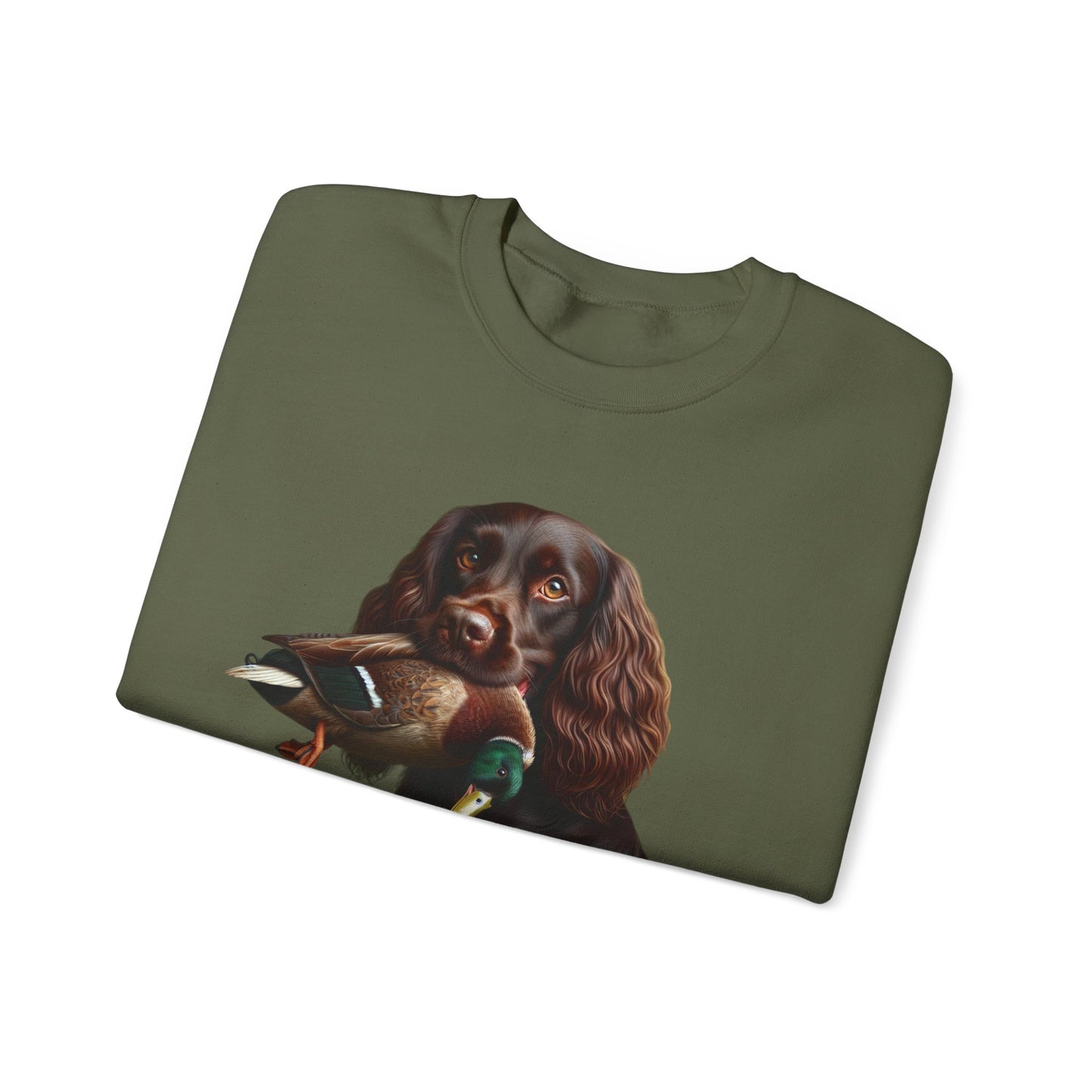 Crewneck Sweatshirt - Boykin Duck Retrieving