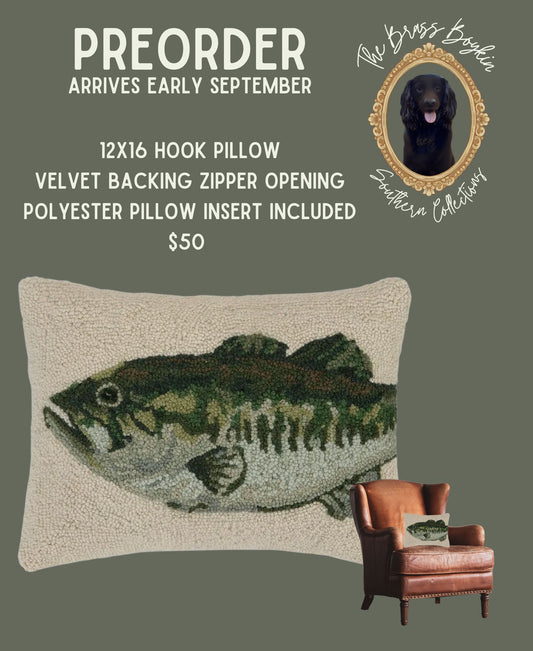 Bass Hook Pillow - PREORDER ARRIVES EARLY SEPTEMBER