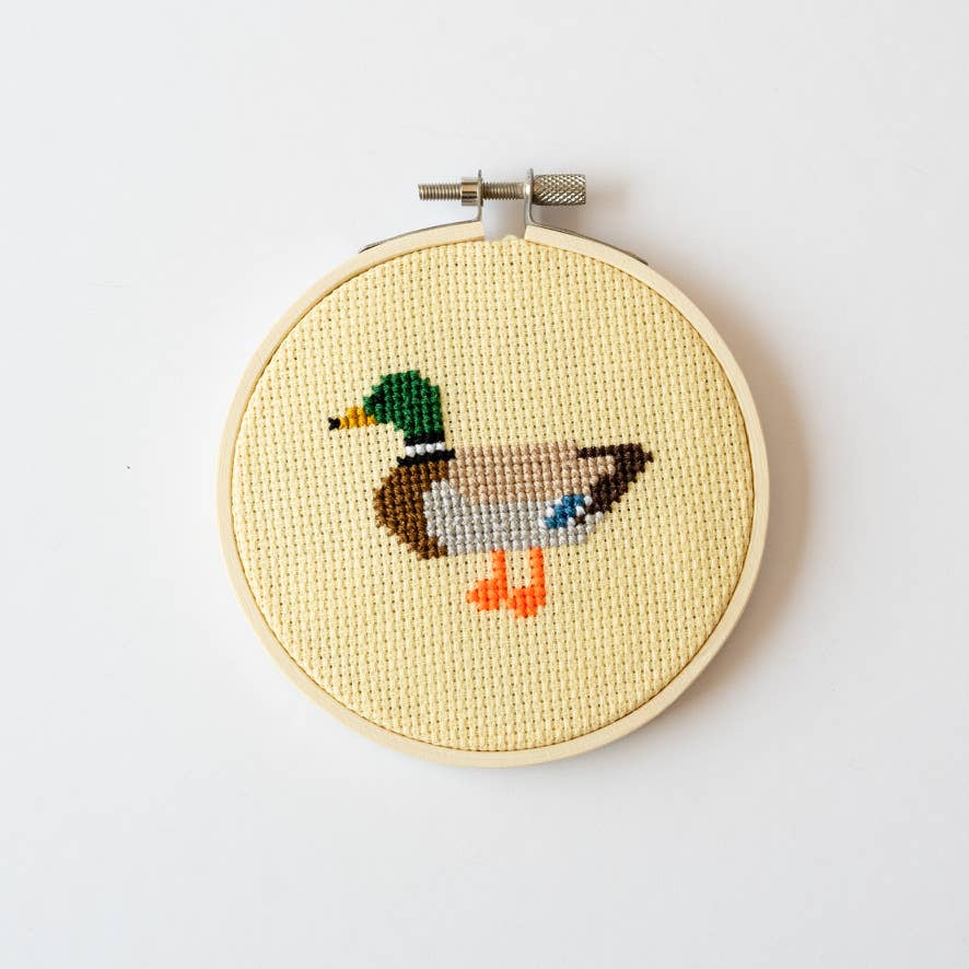 Duck Cross Stitch Kit for Beginners